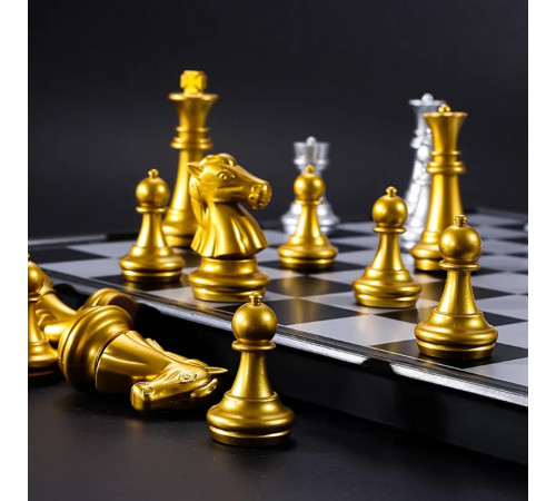Магнитные шахматы пластиковые Gold